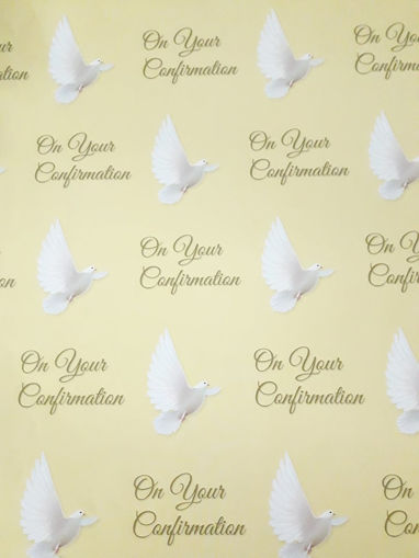 Picture of ON YOUR CONFIRMATION WRAPPING PAPER